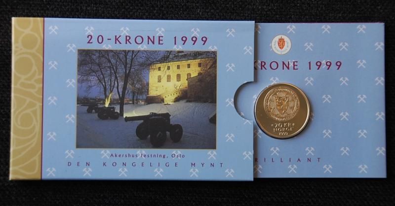 20 kroner 1999 Akershus BU