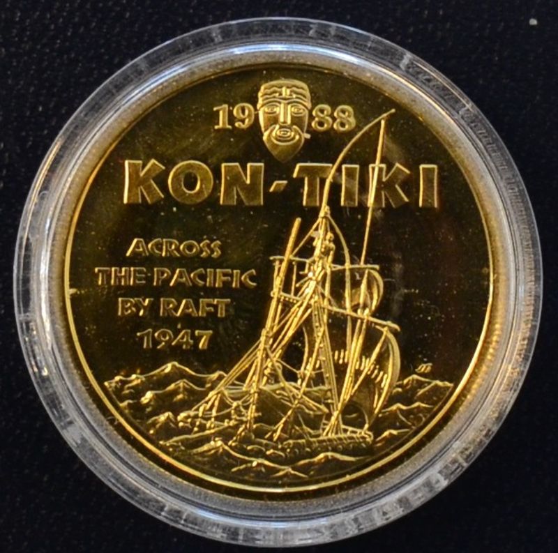Samoa: 100$ 1988 (Kon-Tiki)