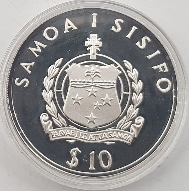 Samoa: 10 dollar 1988 Kon-Tiki