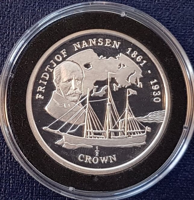 Hovedbilde Isle of Man: 1/2 crown 1997 - Fridtjof Nansen ...