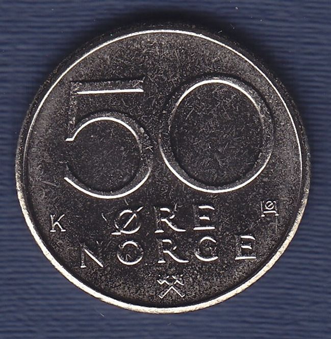Hovedbilde 50 øre 1987 kv. 0
