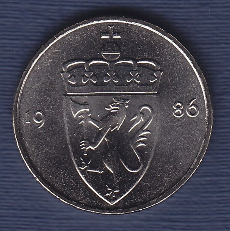 50 øre 1986 kv. 0