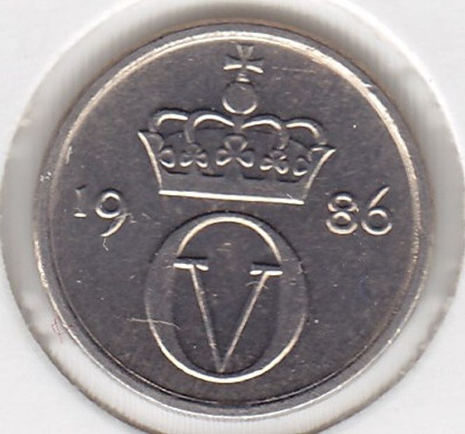 Hovedbilde 10 øre 1986 kv. 0