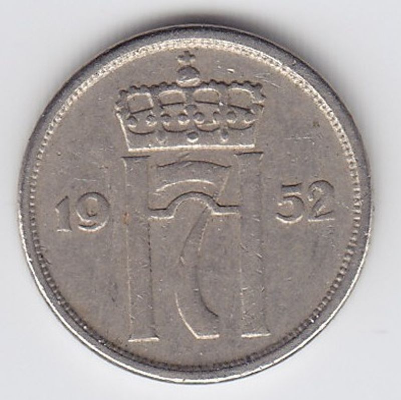 10 øre 1952 kv. 1
