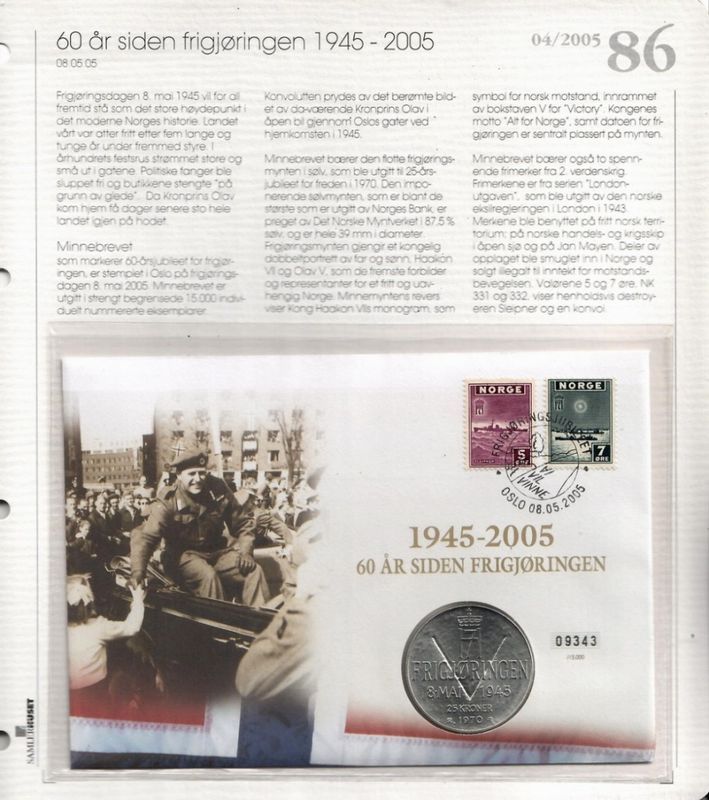 Samlerhuset nr. 86 - Frigjøringen 60 år