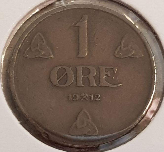 Hovedbilde 1 øre 1912 kv. 1