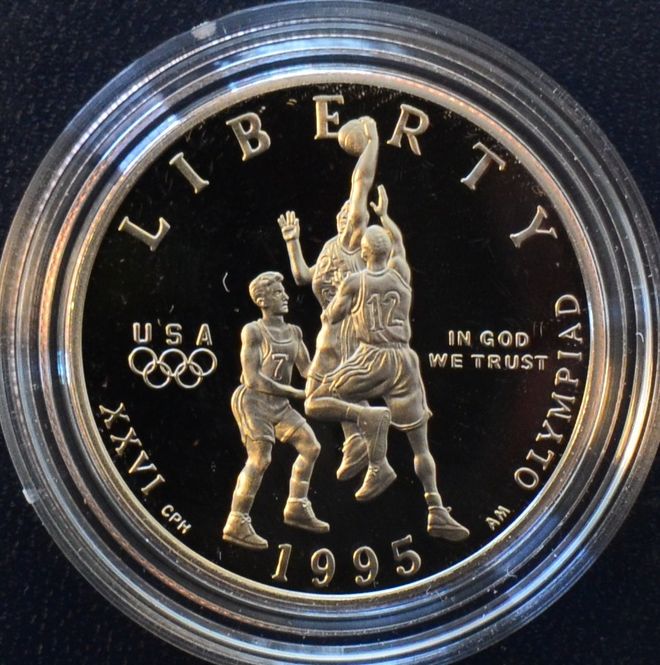 Hovedbilde USA: 1/2 dollar 1995 - Basket