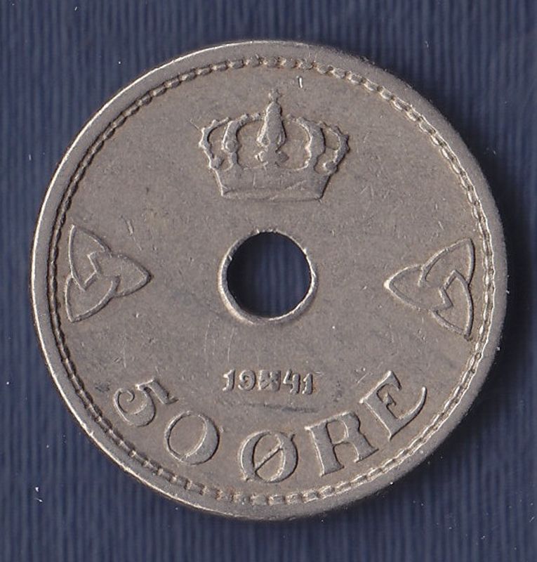 50 øre 1941 kv. 1
