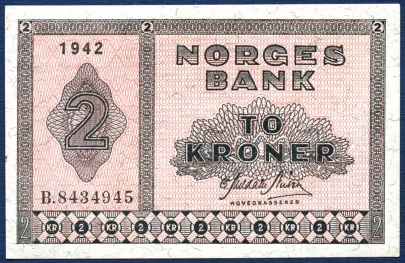 2 kr 1942 B.8434945 kv. 01