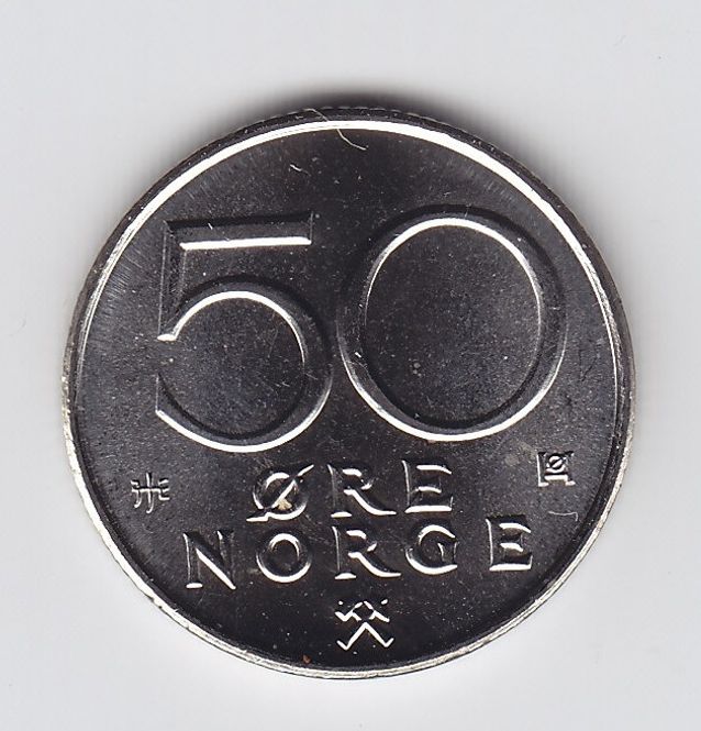 Hovedbilde 50 øre 1996 kv. 0