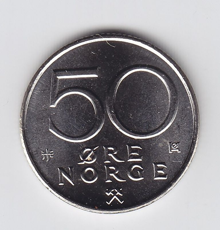 50 øre 1996 kv. 0