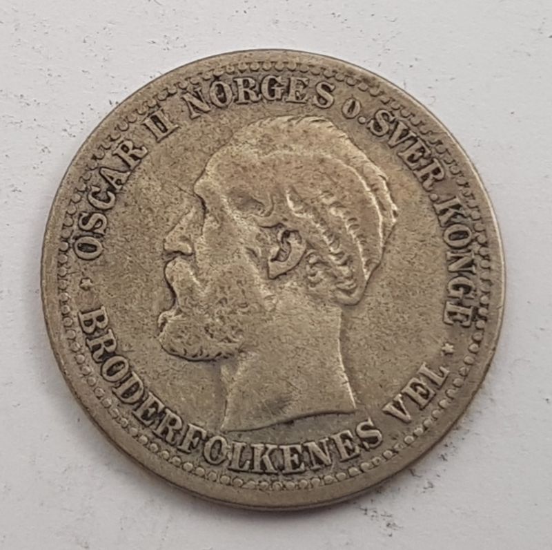 50 øre 1899 kv. 1/1- (nr. 1)