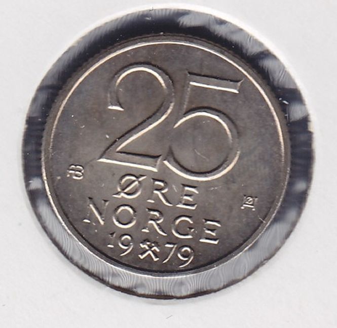 Hovedbilde 25 øre 1979 kv. 0