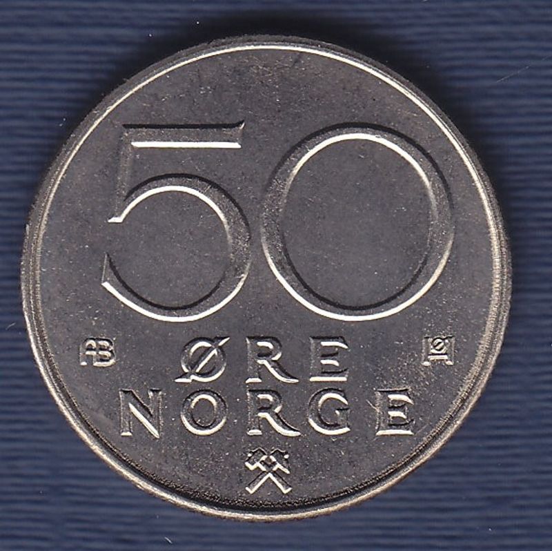 50 øre 1974 kv. 0