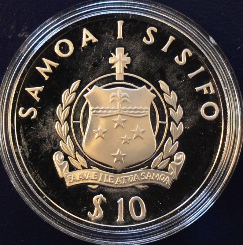 Samoa: 10 dollars 1993 - Bøylehest