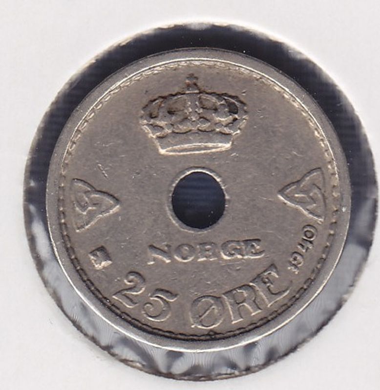 25 øre 1940 kv. 1