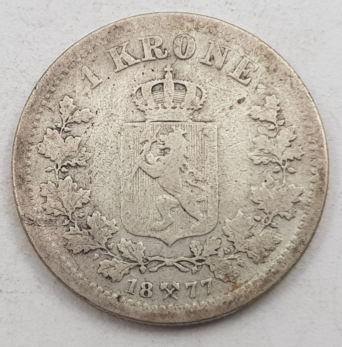 1 kr 1877 kv. 1-/2