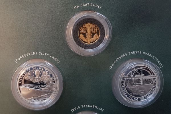 Hovedbilde Gibraltar: Konvoi SL 64 - Krigsseilerne hedres på ...