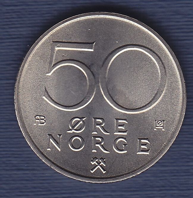 Hovedbilde 50 øre 1976 kv. 0