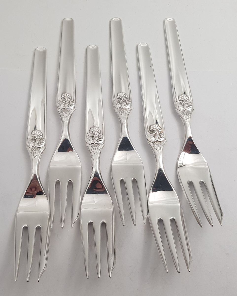 Elisabeth: 6 x kakegaffel 14,8 cm