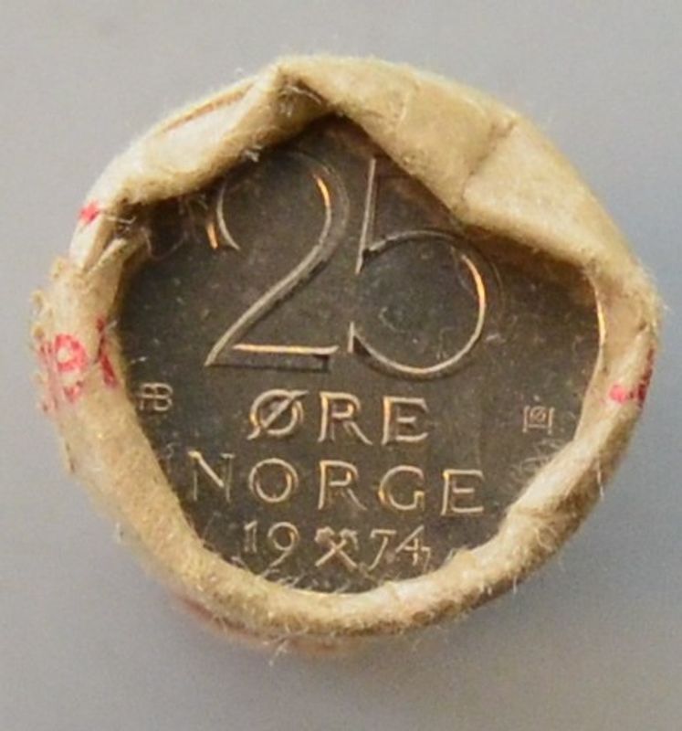 25 øre rull 1974