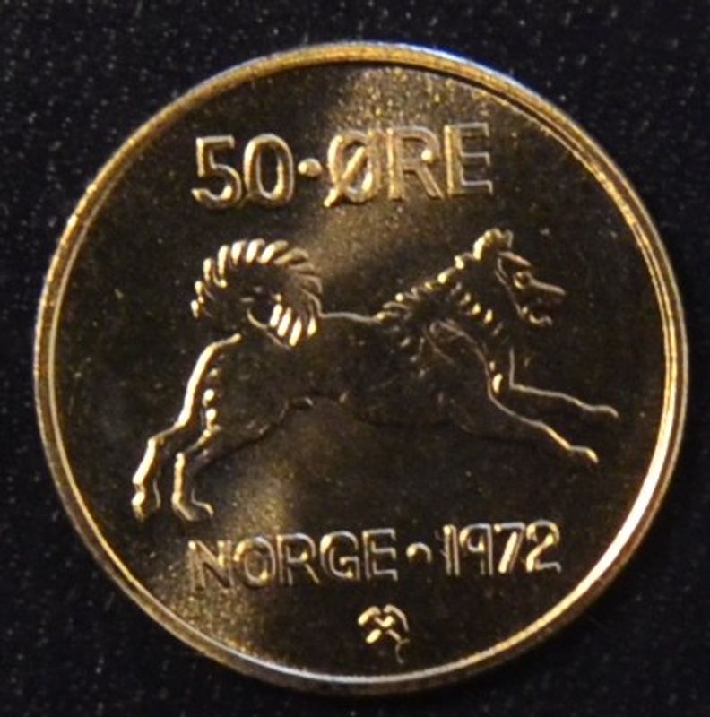 50 øre 1972 kv. 0