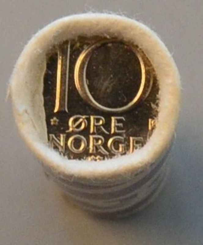 10 øre rull 1980 stjerne