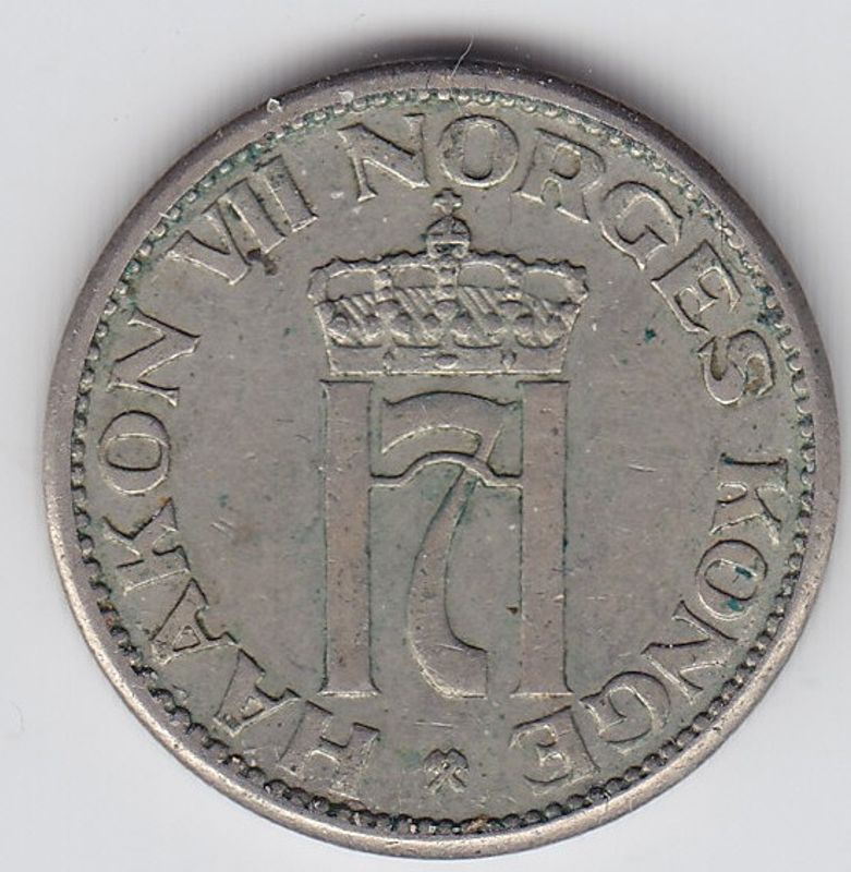50 øre 1954 kv. 1