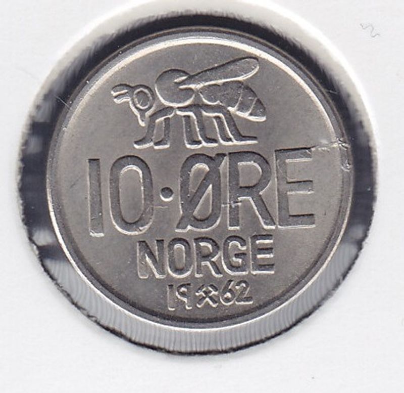 10 øre 1962 kv. 0